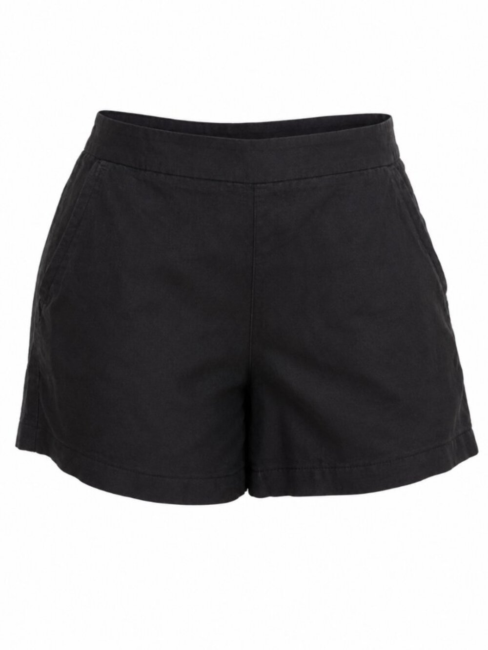💖 2/40 Banana Republic Black Linen Pull-On Shorts XL
